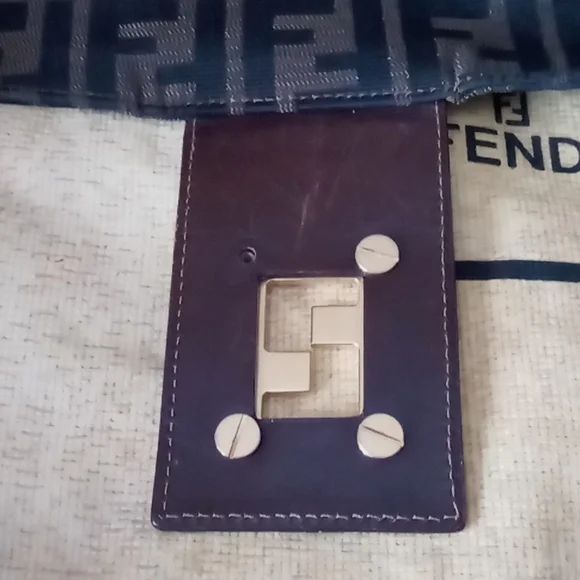 AUTHENTIC Vintage FENDI Zucca Handbag - Picture 8 of 16